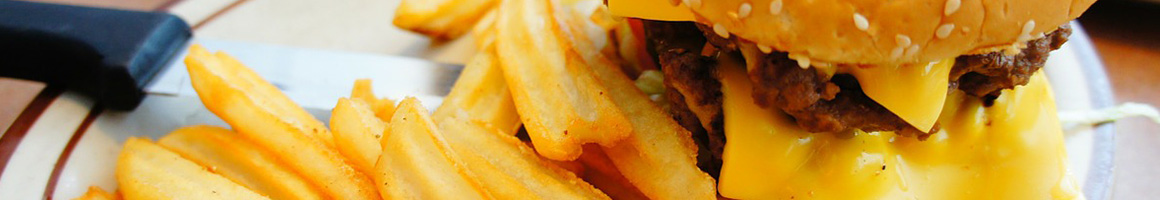 Eating American (New) American (Traditional) Burger at Zinburger restaurant in Gilbert, AZ.